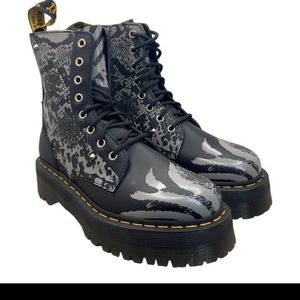 Dr. Martens Jadon Boot Animal Clash Leather Platforms New No Box